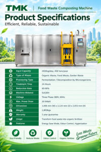 Máquina de compostagem comercial