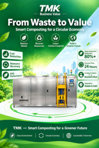 Máquina de compostagem comercial