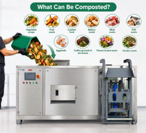 Máquina de compostagem de resíduos orgânicos