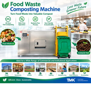 Máquina de compostagem de resíduos orgânicos